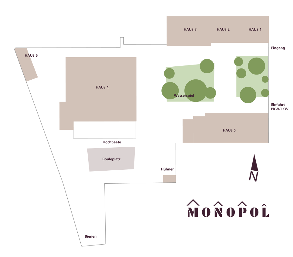 Lageplan MONOPOL